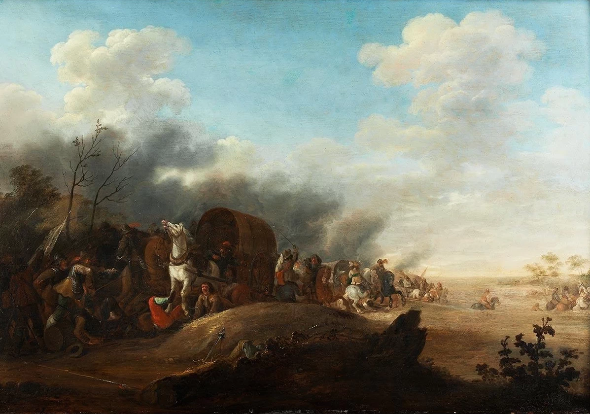 Carrovana assaltata dai banditi